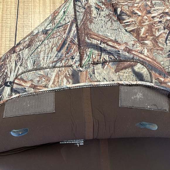 Hodgman Bib Overall with sock size Large Duck Blind Mossy Oak - Picture 13 of 14